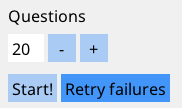 retry failures button